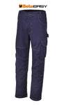 Pantaloni da lavoro in T/C twill 245 g. blu