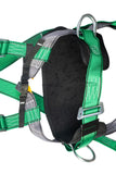 Imbracatura anticaduta attacchi dorsale con prolunga e sternale, doppia regolazione cosciali e bretelle - completa di cintura di posizionamento - P50